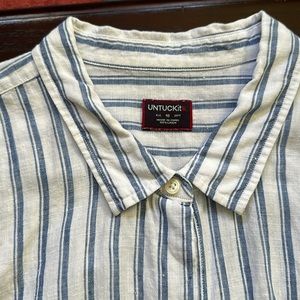UNTUCKit women’s 100% Linen shirt
